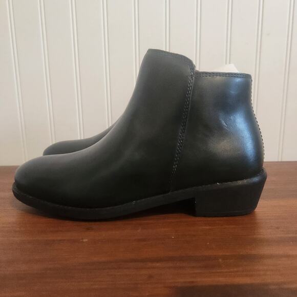 SoftWalk Women's Size 5.5‎ Dark Forest Green Leather Ankle Boots S2364-380 New - Picture 4 of 5